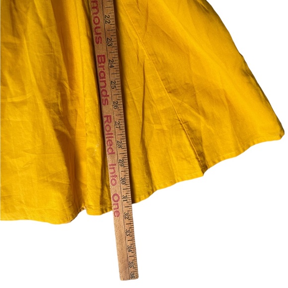 Lovers + Friends Miji Mini Cut Out Dress Yellow Sunflower Women’s Small NWOT - Picture 7 of 7